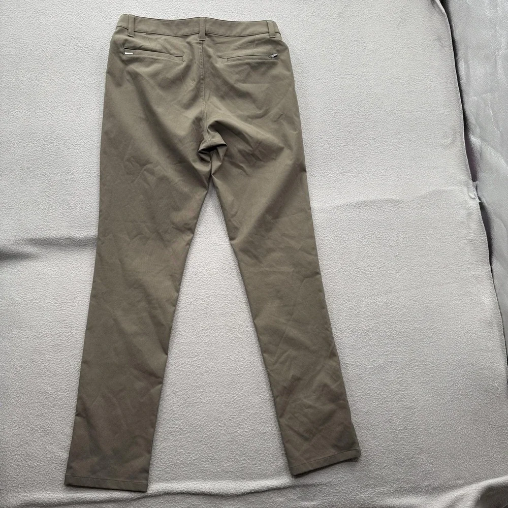 Vuori Pants Mens 28x30 (Fits 30/30) Green Slim Fit Stretch Performance Chino.